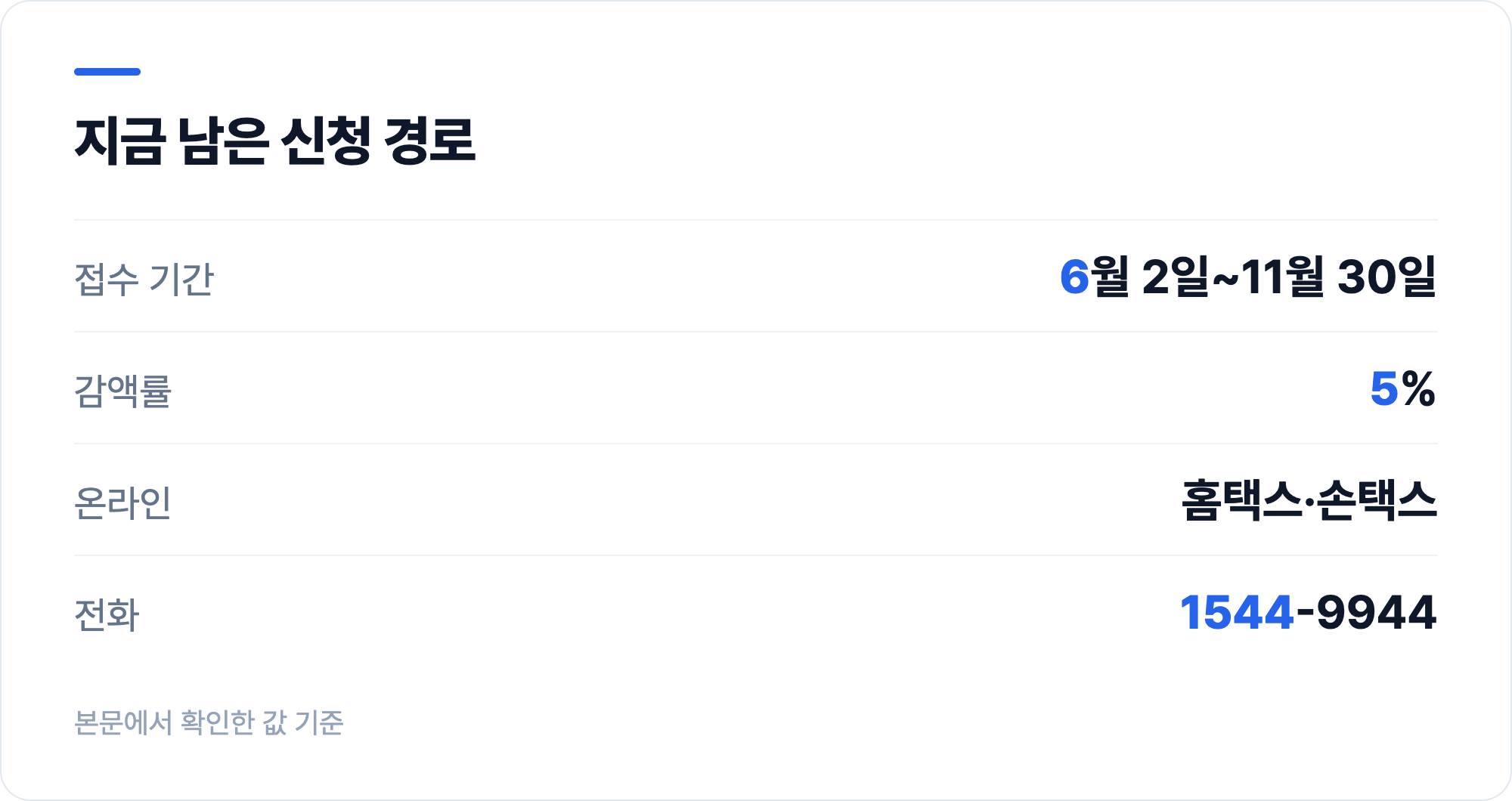 지금 남은 신청 경로